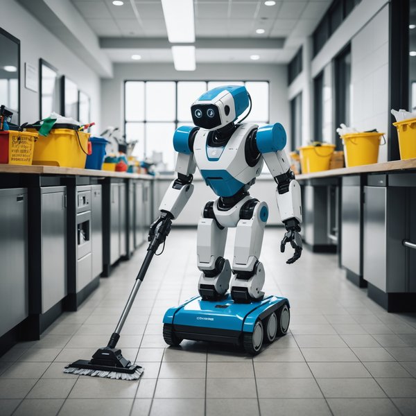 Comment les entreprises de services de nettoyage peuvent-elles utiliser des technologies de nettoyage robotisé pour améliorer l'efficacité ?